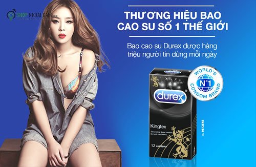 Bao cao su durex kingtex ôm sát chống tuột